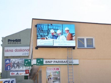 Telebim Warszawska 6,Giżycko
